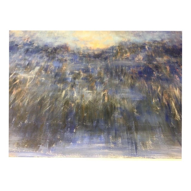 Johannes T. Schmetterling, Blue Composition, 1994, Mixed Media, Framed For Sale