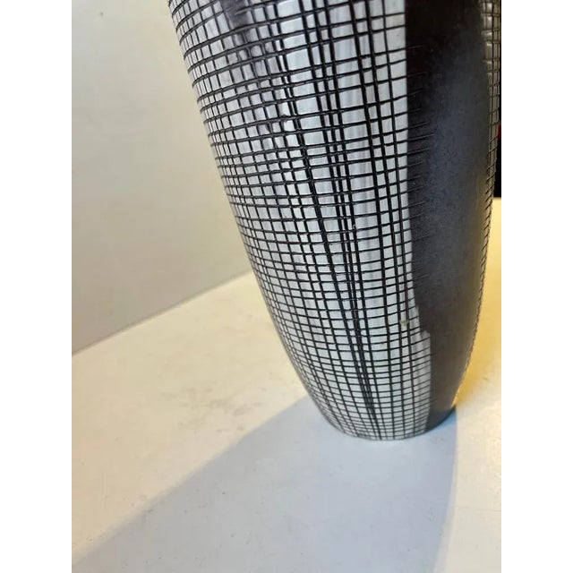 Swedish Ceramic Vase by Mari Simmulson for Upsala Ekeby, 1960s For Sale - Image 4 of 9
