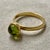 Created in 18 karat yellow gold Peridot 2 carats approx. Ring size US 6.5, can be sized upon request. Crafted from 18K...