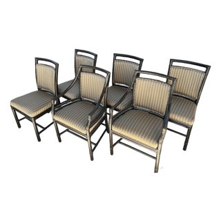 McGuire Bamboo Dining Chair Set of Six For Sale