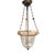 Art Deco Etched Glass Bell Jar Hall Lantern Light, Circa 1930s For Sale - Image 10 of 16