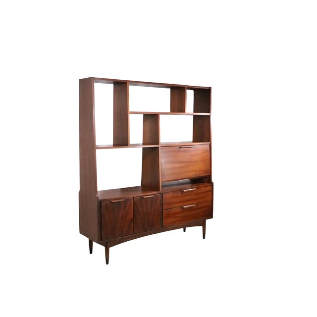 Mid Century Modern Wall Unit Room Divider For Sale - Image 10 of 16