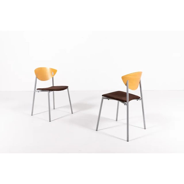 Danish Must Chairs by Søren Nielsen & Thore Lassen for Randers+radius, Set of 4 For Sale - Image 3 of 11