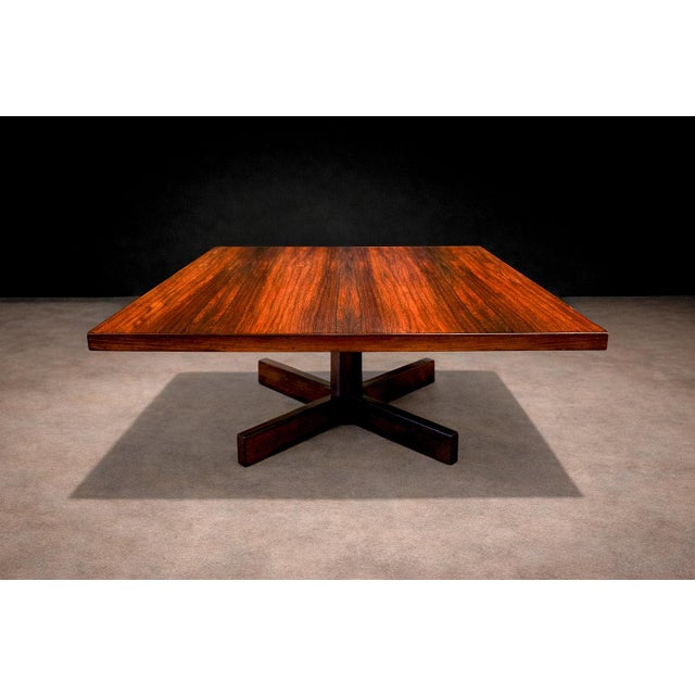 Mid-Century Modern Chanceler Coffee Table in Rosewood and Metal, Jorge Zalszupin, 1960s For Sale - Image 3 of 9