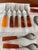 Plastic 1950s Faux Tortoise Shell Bakelite and Stainless Flatware by Supreme Cutlery Japan- 24 Pieces For Sale - Image 7 of 7