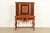 Early Romweber Antique English Jacobean Carved Oak and Burl Wood Bar Cabinet, Circa 1900 For Sale - Image 16 of 16