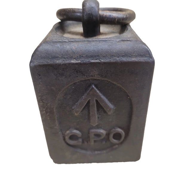 Antique English Cast Iron Scale Weights — Set of 7 Victorian Paperweights For Sale - Image 6 of 15