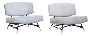 Vintage Italian Lounge Chairs by Ico Parisi for Cassina, 1950, Set of 2