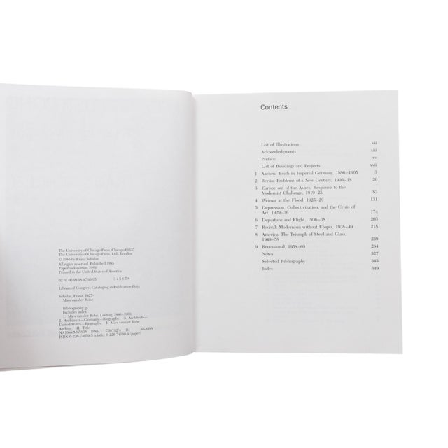 Mies Van Der Rohe - A Critical Biography by Franz Schulze in association with the Mies Van Der Rohe Archive of the Museum...