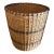 Large Late 20th Century Woven Wicker Basket For Sale
