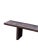 Sculptural Teak Wood Bench Modern Organic, Stunning Textures, Espresso Finish For Sale - Image 9 of 9
