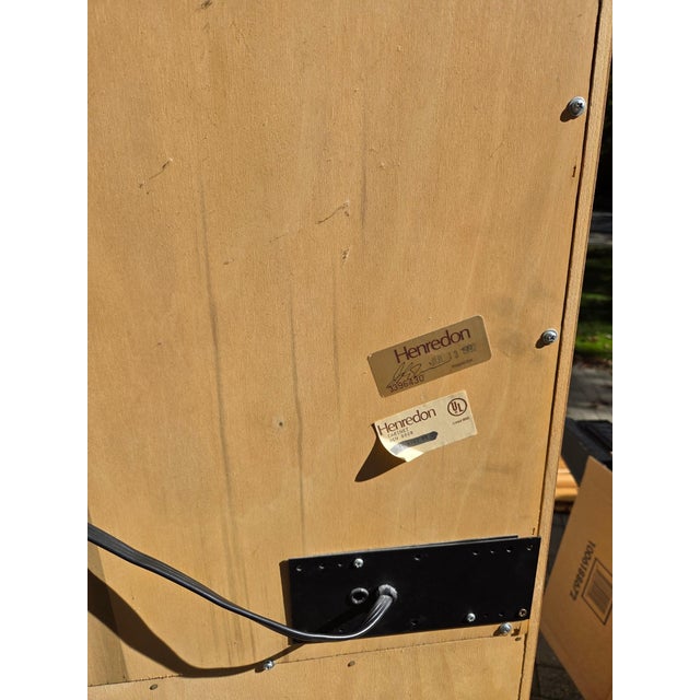 1980s Henredon Charles X Collection Burlwood Armoire Chest Cabinet Wardrobe Dresser For Sale - Image 10 of 11