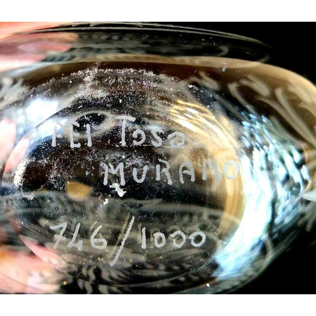 Murano Glass Bottles, 1993, Set of 2 For Sale - Image 4 of 8