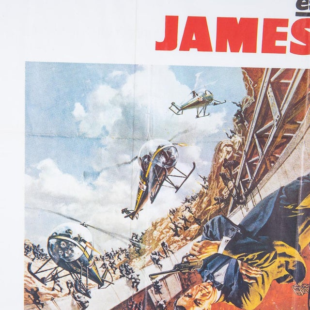 A rare and original French 'Grande' re-release (1980's) poster from the James Bond 007 blockbuster 'You Only Live Twice'...