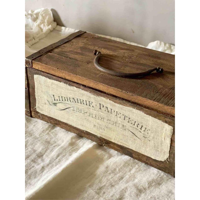 Vintage Wooden and Iron Brick Mold with Christmas Decoration, 1930s For Sale - Image 14 of 16