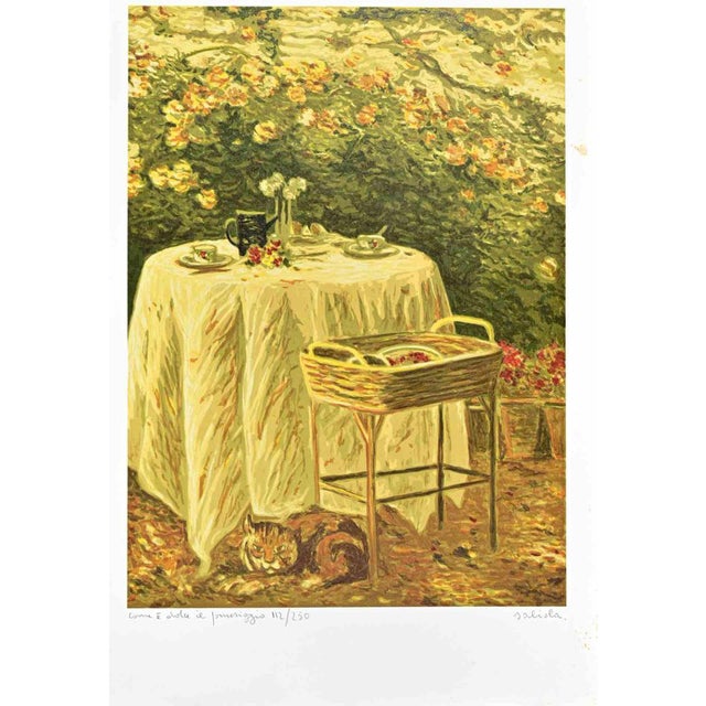 Antonio Saliola, How Sweet the Afternoon, 1990s, Lithograph For Sale