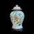 Chinoiserie Vintage Hand Painted Famille Rose Porcelain Ginger Jar: Floral Phoenix Design For Sale - Image 3 of 7