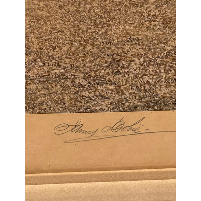 Early 20th Century 1900 Framed Orig. Etching W Dendy Sadler & James Dobie Signed For Sale - Image 5 of 15