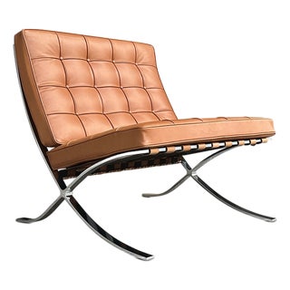 Barcelona MR90 Lounge Chair by Mies Van Der Rohe for Knoll, 2000s For Sale