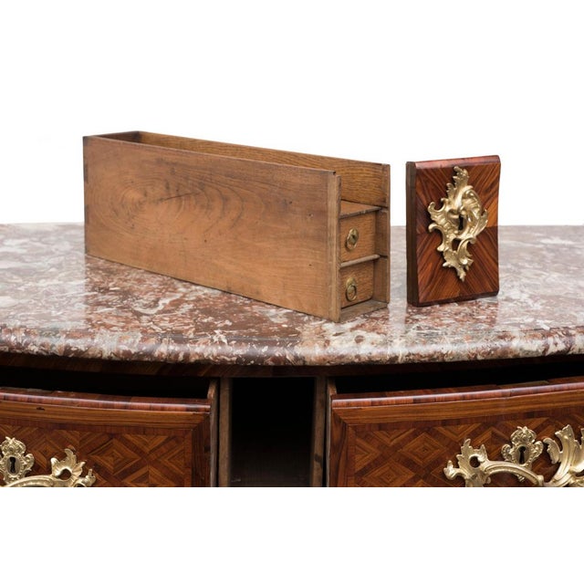 French Regency Marble Chest of Drawers, Italy, 19th Century For Sale - Image 5 of 12