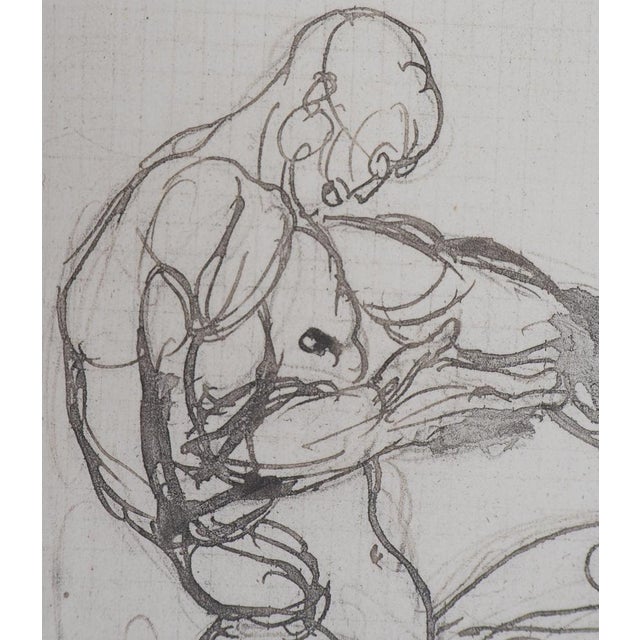 Auguste Rodin, Figure de damné, Etching For Sale - Image 5 of 6
