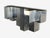 Mid-Century Modern Paul Evans Style, Patchwork Chrome, Mirrored Wall Shelf, Usa, 1980s For Sale - Image 3 of 7