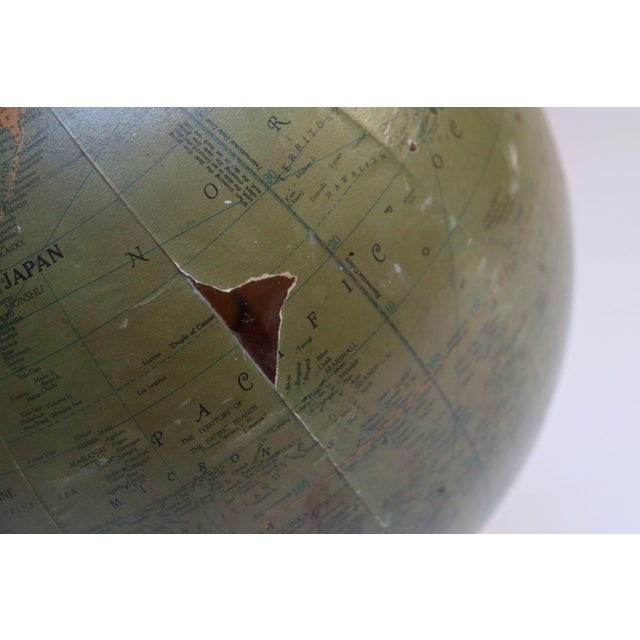 Vintage Petite Illuminated Glass Precision Globe by Replogle For Sale - Image 10 of 12