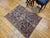 Vintage Persian Heriz Karajah Rug, Hand-Knotted Wool, Geometric Pattern, Blue & Rust-Red, 3x4 For Sale - Image 14 of 14