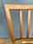 Wood Pair of Vintage Mid Century Wood and Leather Chairs For Sale - Image 7 of 12
