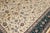 Ivory Vintage Zabihi Collection Large Ivory Green Indian Room Rug - 10'9" x 13'3" For Sale - Image 8 of 11