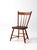 A 19th century plank seat chair with a beautifully worn surface and classic country form. The shaped wooden seat, fan-back...