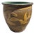 Half Price Sale $850 Antique Chinese Century-Egg Pottery Jar W/ Bird Fern Motif For Sale