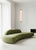 Le Croissant Modern Curved Sofa in Green For Sale In Los Angeles - Image 6 of 11
