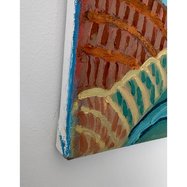 “Pond Edge” Oil on Linen by Nancy M. Vignola For Sale In Providence - Image 6 of 7