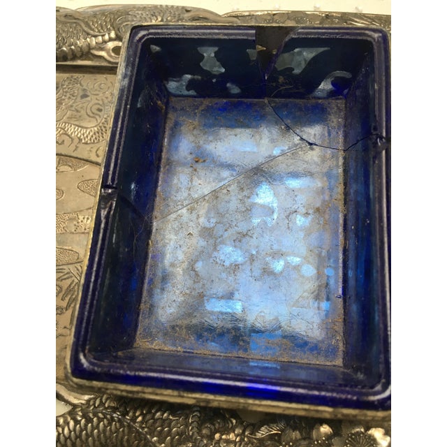 Japanese Silver Plated Cigarette Set, 1950s, Set of 3 For Sale - Image 13 of 18