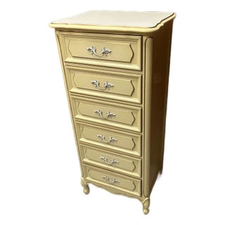 1970s Henry Link French Provincial Six Drawer Lingerie Chest For Sale