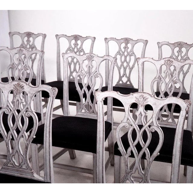 Antique European Chairs, Set of 12 For Sale - Image 3 of 10