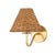Traditional Mitzi Issa 1-Light Wall Sconce with Rattan Shade, Aged Brass For Sale - Image 3 of 3