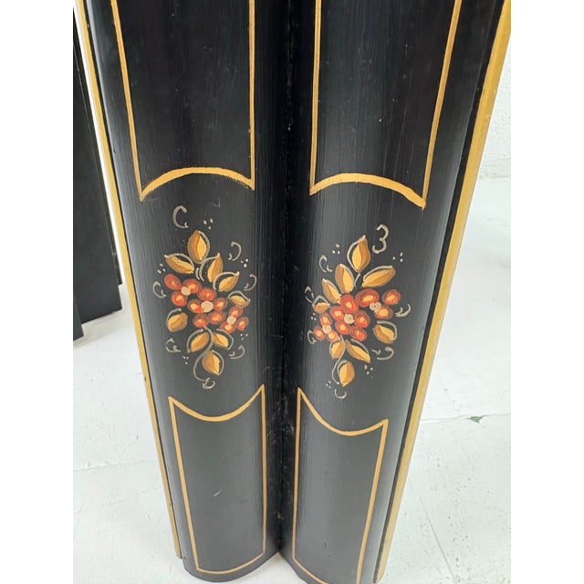 Metal Hand Painted Gallery Tray Side Table After Maitland Smith For Sale - Image 7 of 11