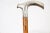 This is a beautiful antique continetal silver handled walking stick, circa 1870 in date The striking stick features a...