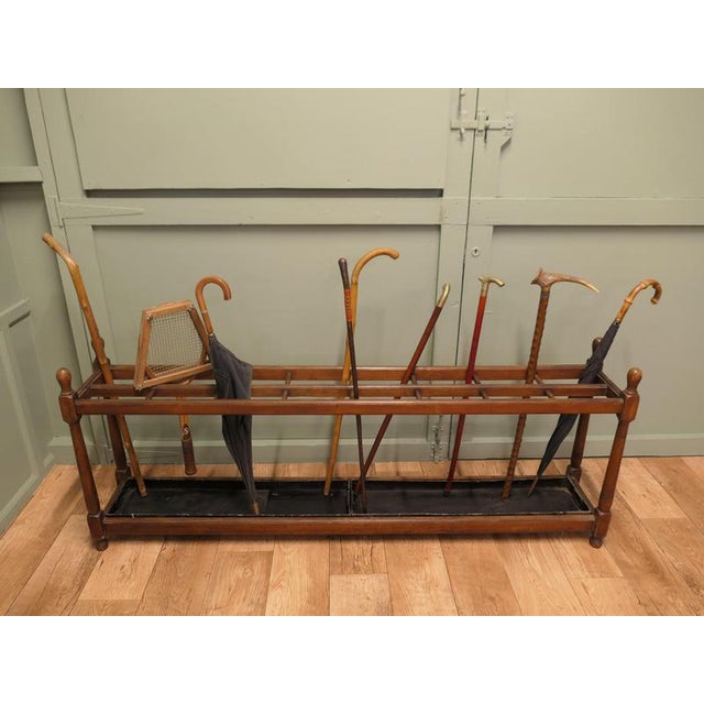 19th Century Long Arts and Crafts Umbrella Stand, 1880 For Sale - Image 5 of 7