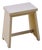 Vintage Minimalist Wooden Stool For Sale