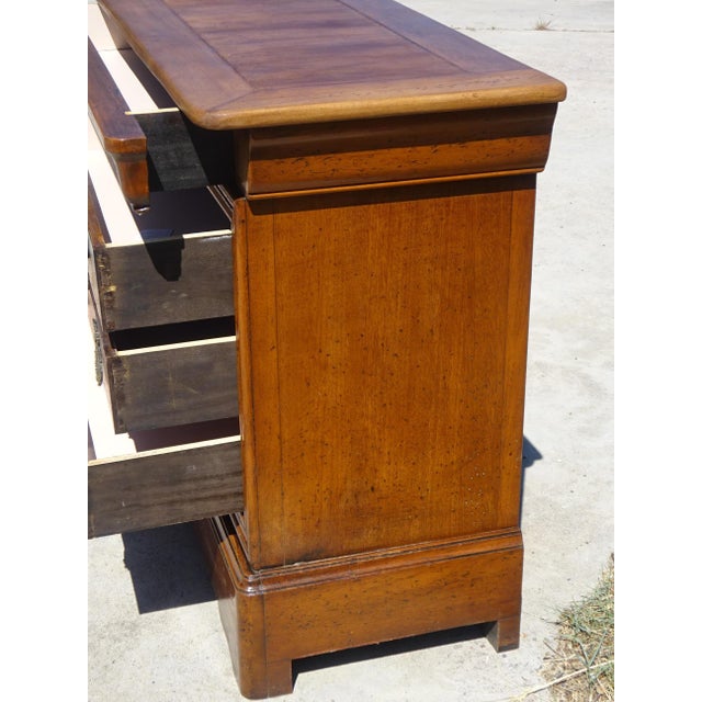 Chest of 4 Drawers in Light Wood, 1980s For Sale - Image 11 of 18