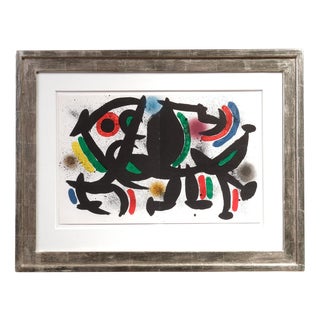 Joan Miró, Composition, Color Lithograph For Sale