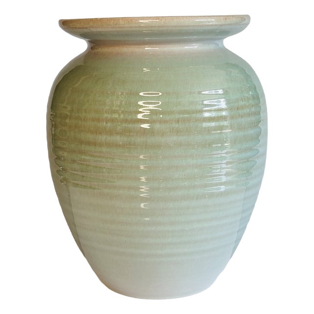 Majolica Vase by Martha Katzer for the Karlsruhe Majolica Manufactory, Germany, 1940s For Sale