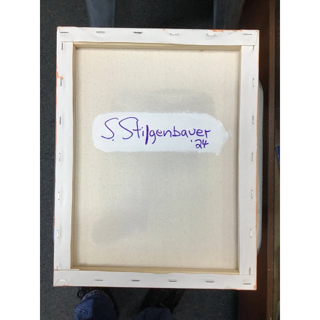 Contemporary Abstract Colorfield Painting For Sale - Image 3 of 3