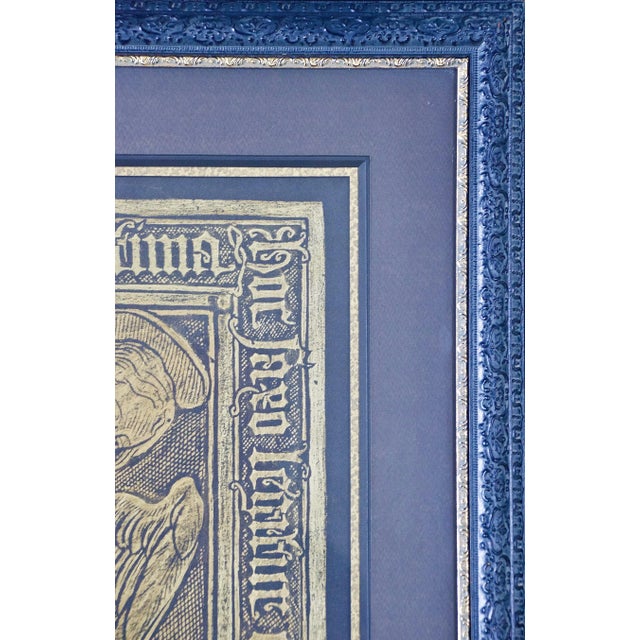 Grote Kerk Church, Breda, Netherlands: Framed Rubbing of 1550 Brass Monument For Sale - Image 12 of 12