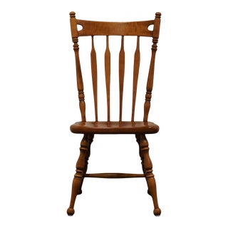 Ethan Allen Heirloom Nutmeg Maple Arrowback Dining Side Chair 10-6060 For Sale