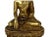 19th Century Gilt Bronze Seated Buddha For Sale - Image 4 of 11