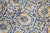 17th Century Portuguese Antique Tiles Set of 40 Blue, Yellow & White Geometric Floral For Sale - Image 16 of 18